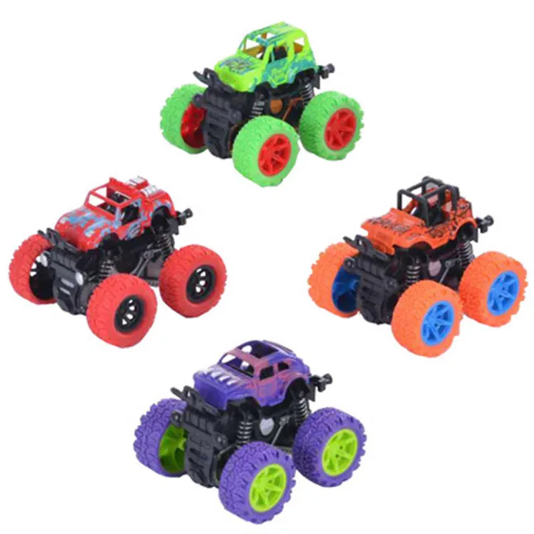Wholesale Car kids Toy 360 Degree Rotation 4 Wheels off road Drive Inertial Model Inertial Stunt car toy for child ZJ829