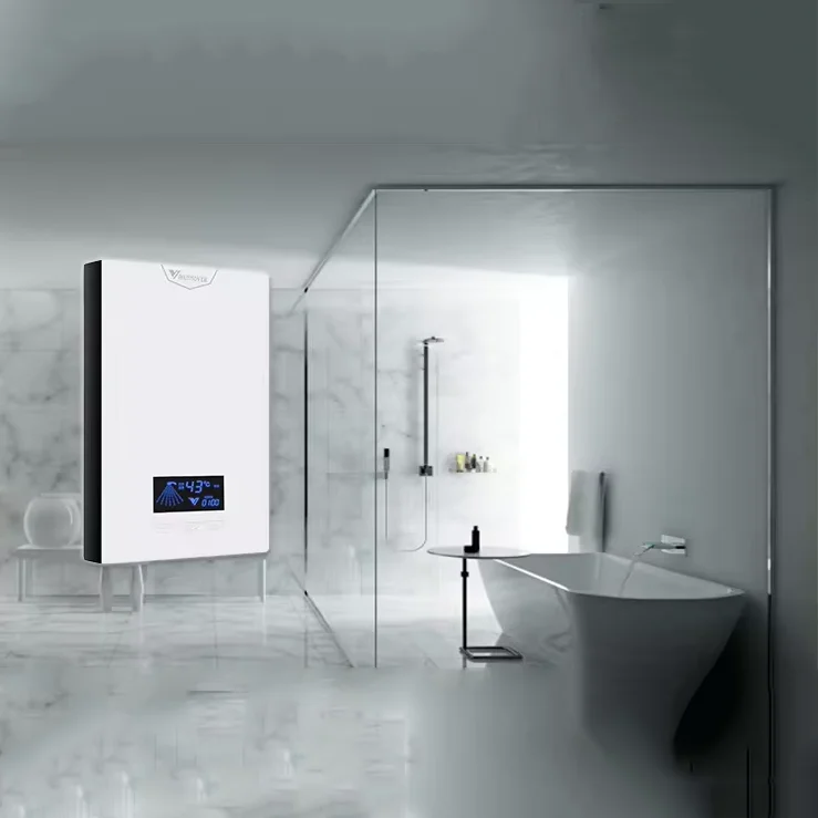 Hotel Portable Bathroom Kitchen Shower Hot Tankless Geyser Electric Instant Thermostatic Water Heaters For House