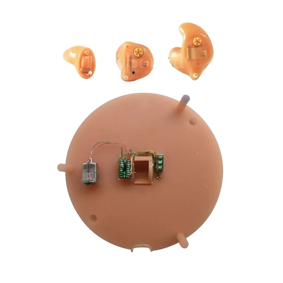 Hearing Aids Faceplate Digital CIC ITC ITE Hearing Protection Faceplate with Digital Hearing Aids Circuit Receiver Microphone
