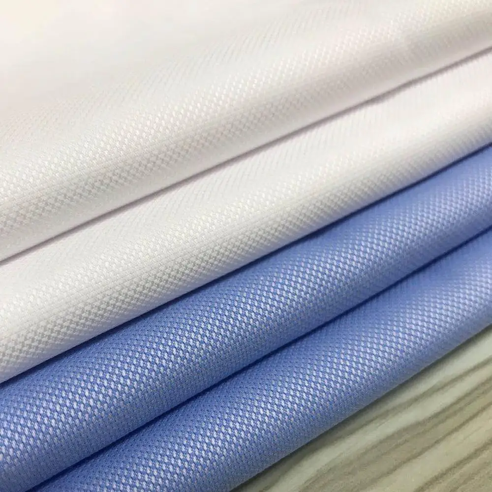 
2020 new design Factory wholesale 100%cotton LA Wrinkle free stretch woven solid twill shirt fabric 