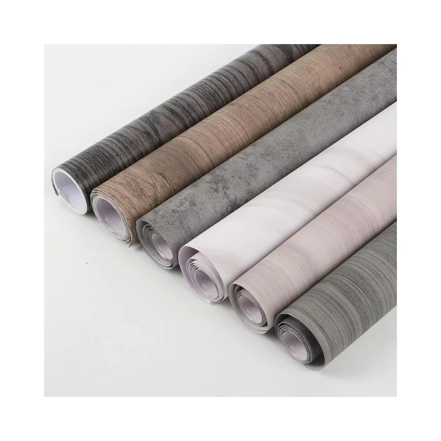 Waterproof PVC Flooring Strip Stick Vinyl Floor Roll Self-Adhesive Board Tile Stickers Living Room Kitchen Plastic Flooring