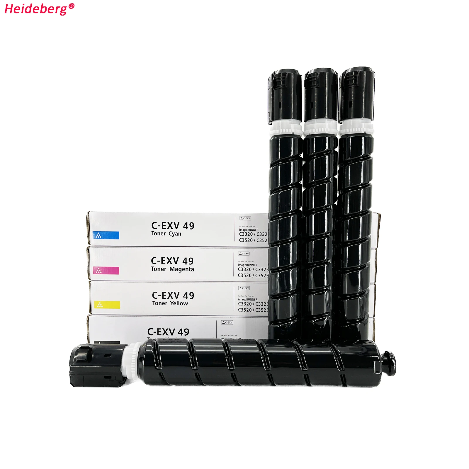 Toner manufacturer C-EXV49 Color Toner Cartridge Compatible For Canon Color Copier IRC3320/3325/3020/3520/3525