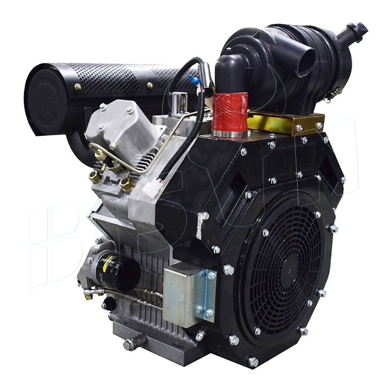  Bison(China) 290F 2 Cylinder Diesel Engine 20Hp Cylinders 4 Stroke Small For