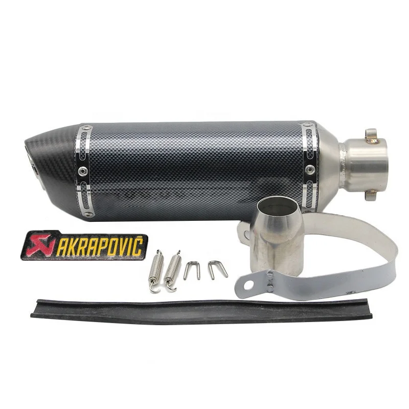 motorcycle parts carbon fiber motorcycle exhaust system tubo de escape motorcycle muffler