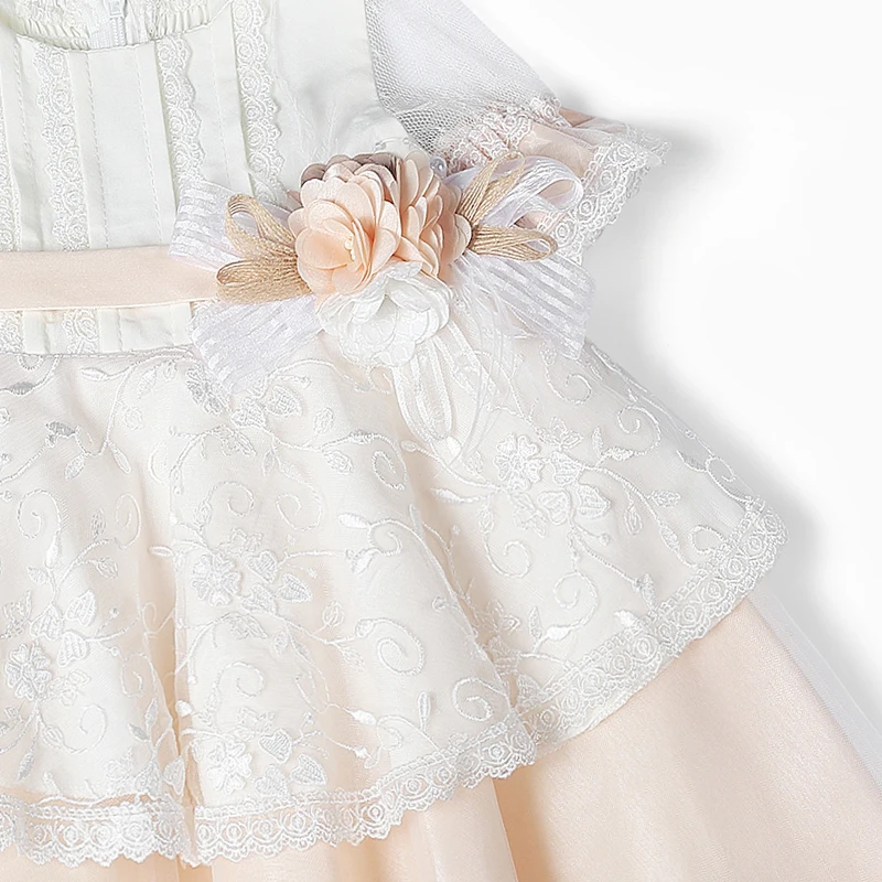 High Quality Baby Dresses Smocking Dress Toddlers Clothing Short Sleeve Party Wedding Evening Baby Girls Dress