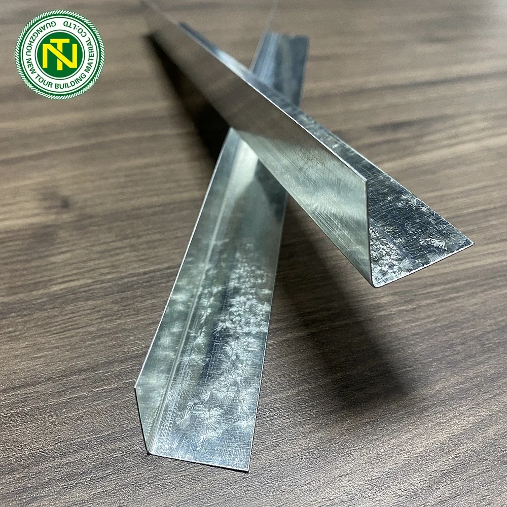 Profile CD Galvanized Metal Wall Stud Partition Metal 60 UD 28/drywall Steel Framing Metal Modern C TYPE Hot Dip Galvanized Stud