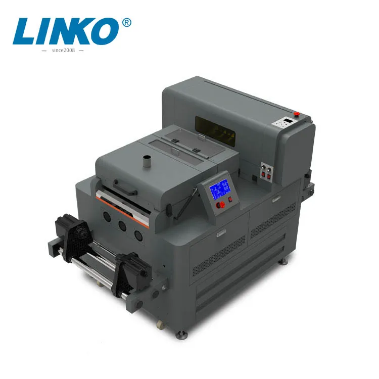 Factory New A3 30cm PET Film DTF Printer  XP600 with Powder Shaking Dyer Machine All in One