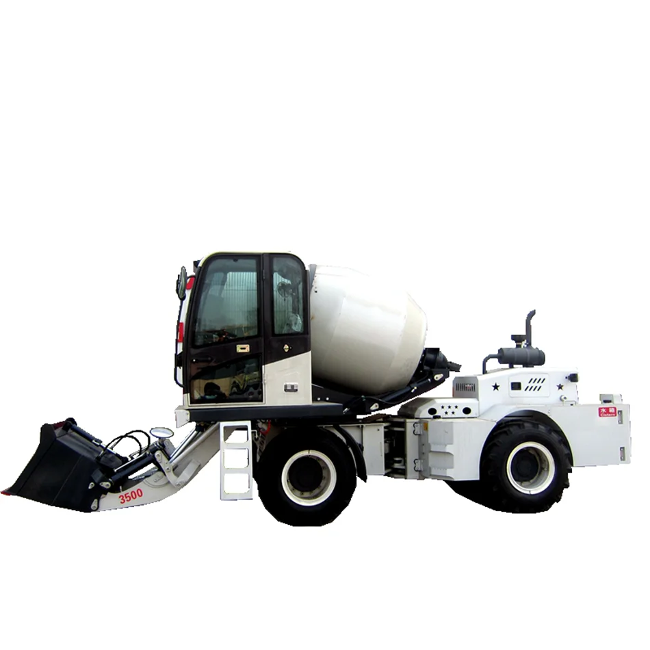 Hot Sale New Self-Loading Concrete Mixer  2cbm 3.5 cbm 4 cbm 6.5 cbm EPA/Euro5/CE  Pump Engine Motor Gearbox Gear