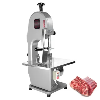 JAHWA Large batch commercial electric band saw frozen fish bone cutting machine saw DQ-210 stainless steel bone sawing machine