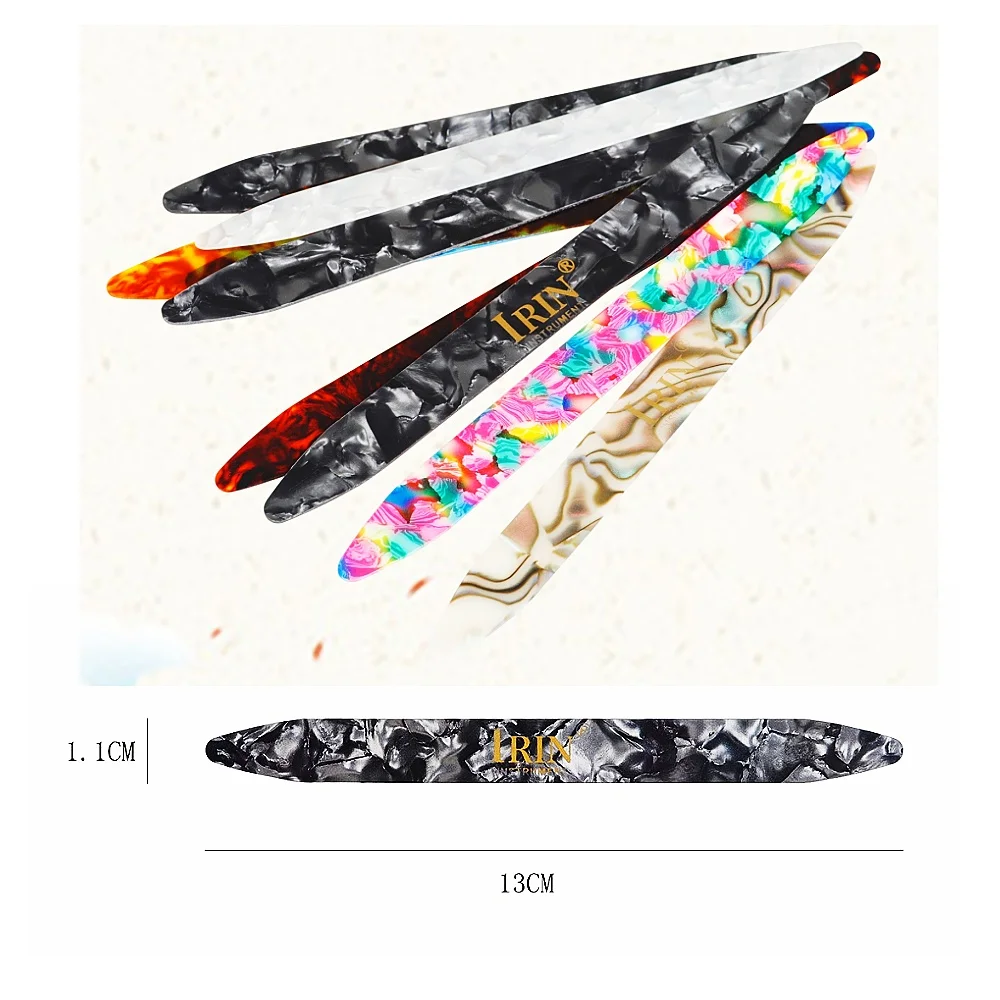 JELO AY-  PJ1426 5pcs Celluloid Picks Suitable For String Instrument Accessories Color Random Long Toggle Accessories picks