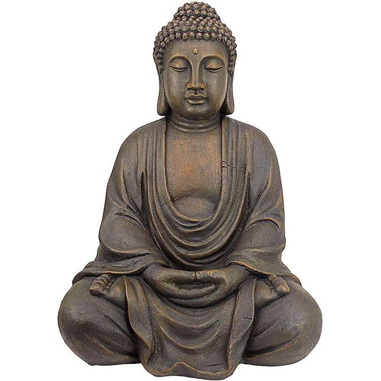 Wholesale custom outdoor buddha statue,garden decoration large buddha figuren resin meditating garden buddha