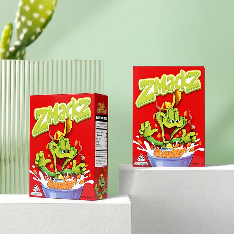 Custom Desgin Color Printing Cereal Package Boxes 350g 400g Art Paper Packaging Box