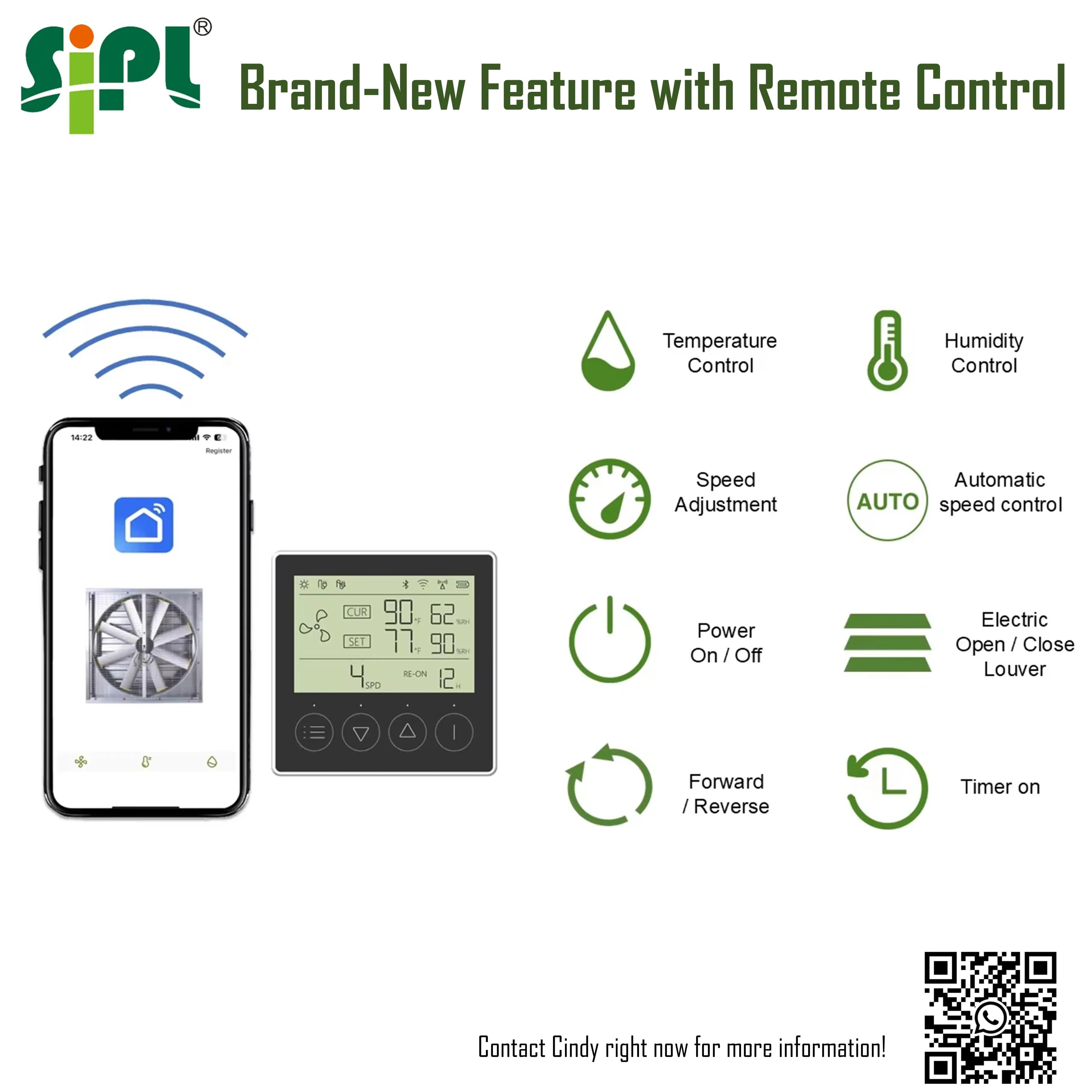 Monocrystalline Solar Panel Powered Big Wall Exhaust Fan HVAC Window Blower 1220mm Industrial Heat Extractor Ventilation DC Fans