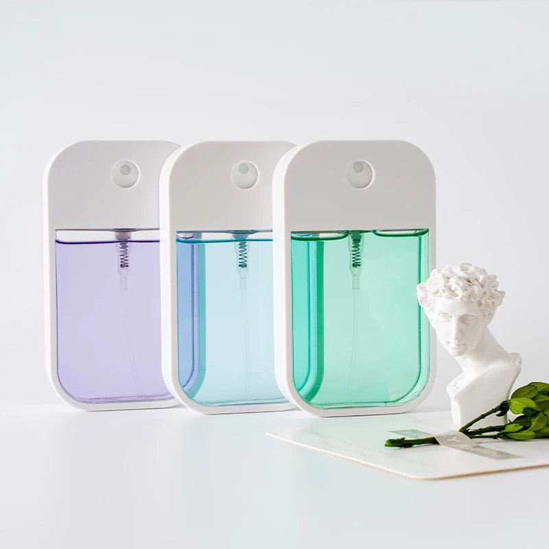 Refillable pocket mist alcohol spray bottle credit card spray hand sanitizer spray in bottles