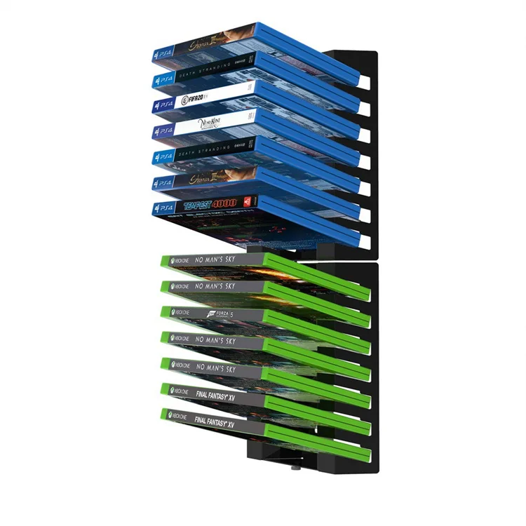 Video Game Case Storage Wall Mount Gaming Accessories