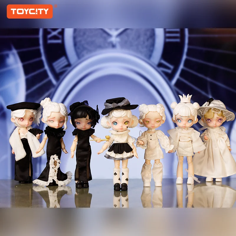 Игрушечная кукла TOYCITY Laura черная белая серия шарнирная каваи фигурка Слепая Коробка для девочек подарок переодевания