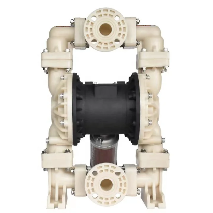 Corrosion Resistant Air Operated Double Chemical Diaphragm Pump With PTFE Membrance diaphragm air pump