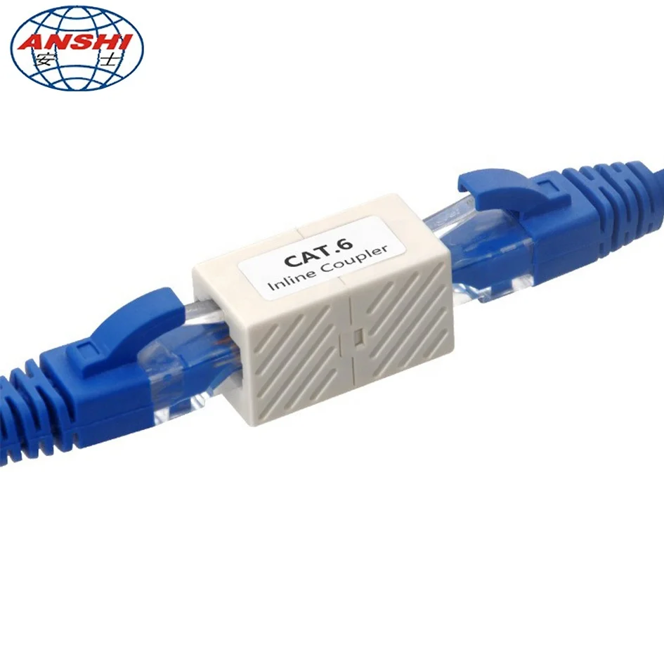 Female to Female RJ45 8P8C Keystone Jack CAT6 UTP Inline Coupler