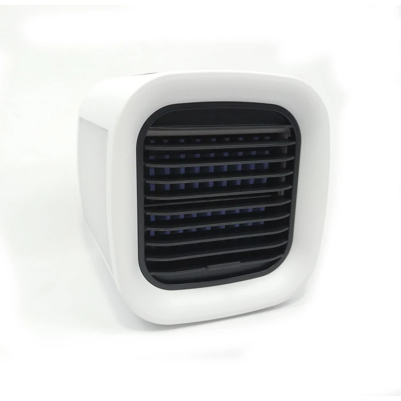 Led display 7 colors in one mini fan desk bladeless 3 in 1 mini usb fan room mini air cooler fan