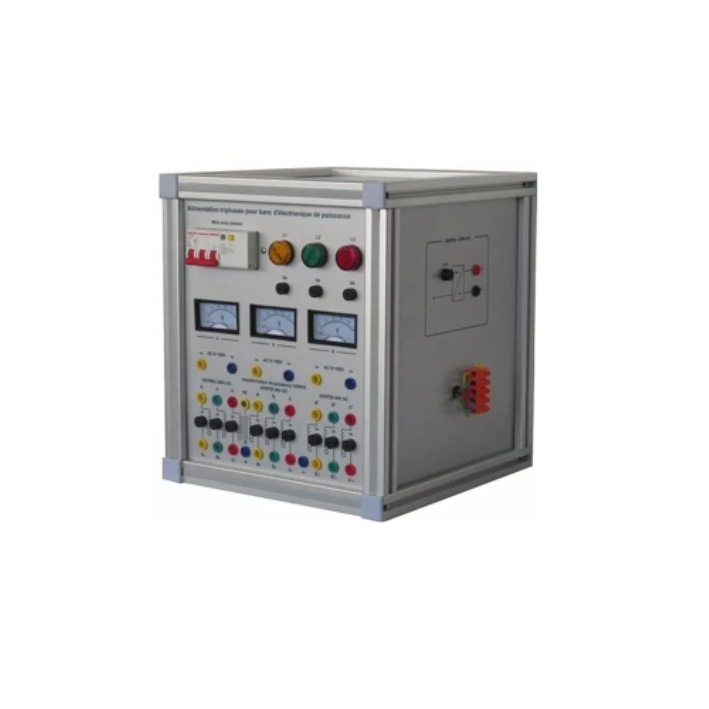 Three Phases Power Supply for Power Electronic Bench Electrical Lab Equipment Educational Technology
