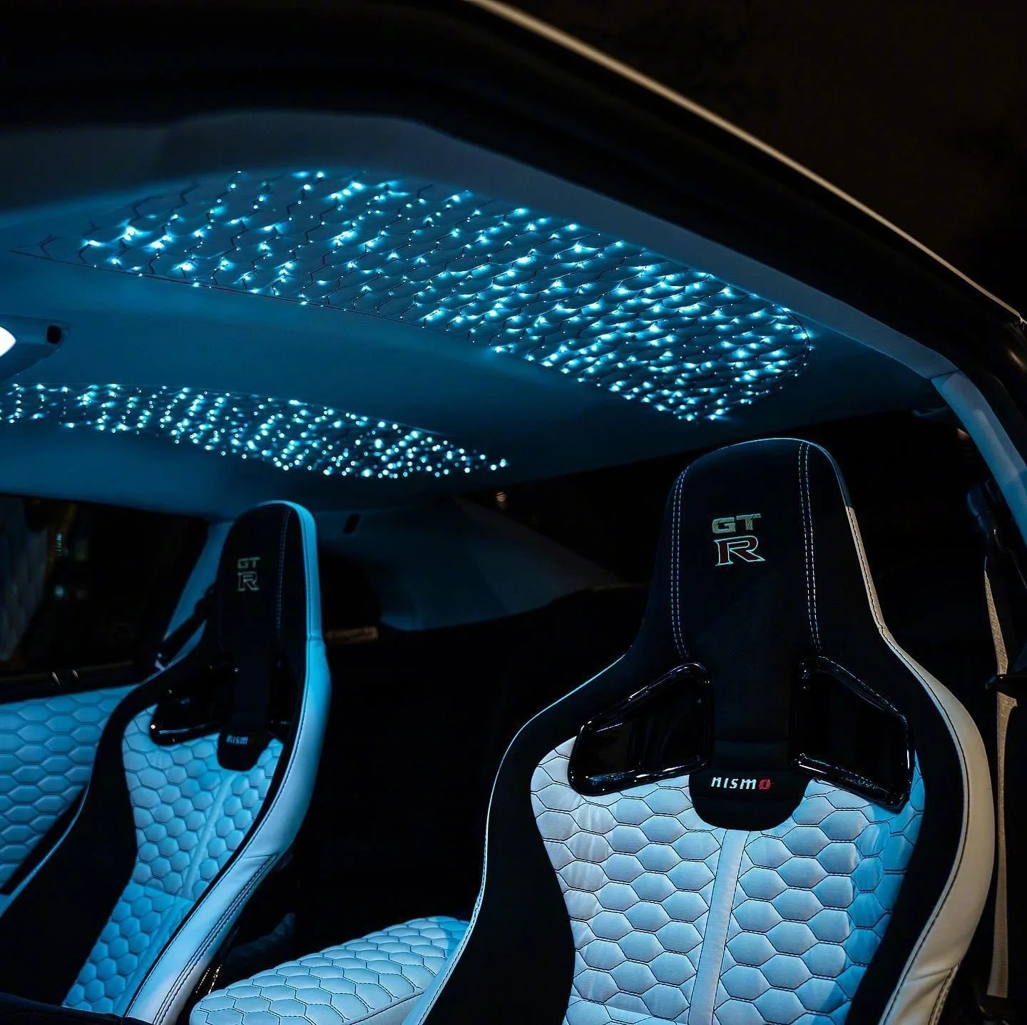 starlight headliner with shooting star machine patterns