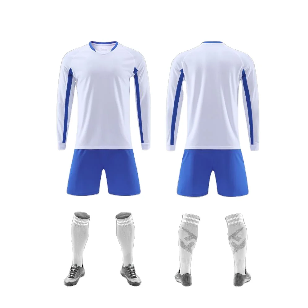 Buy Football Jerseys Online Wholesale Kids Soccer Uniform Long Sleeve Soccer Jersey