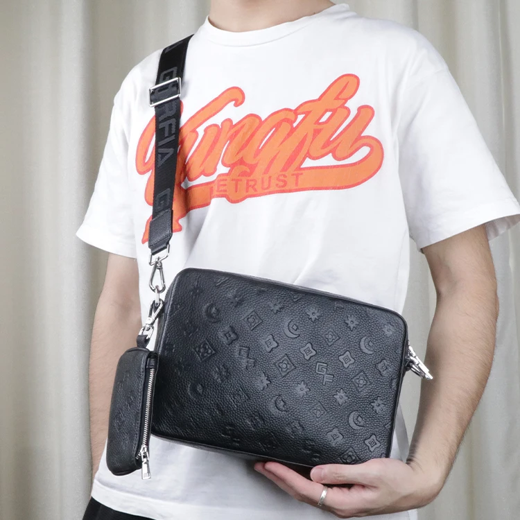 Custom Men Business Office Genuine Leather Laptop Briefcase Handbag Men Bag Soft Leather Messenger Bag Briefcase For Men