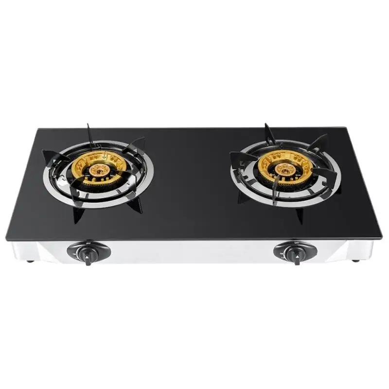 High quality tempered glass brass distributor with competitive price gas cooker gas stove