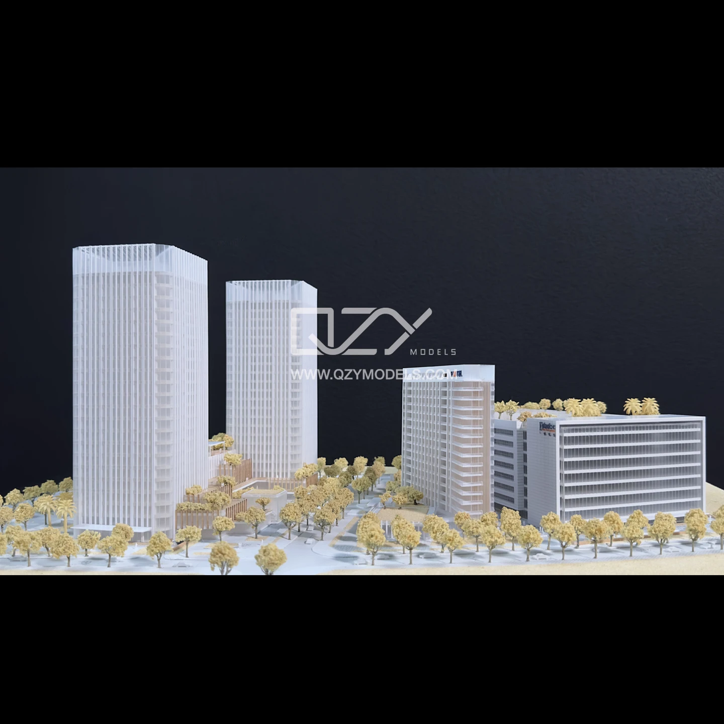 Технология Yibo 1/500 масштабная модель здания штаб-квартиры архитектурная