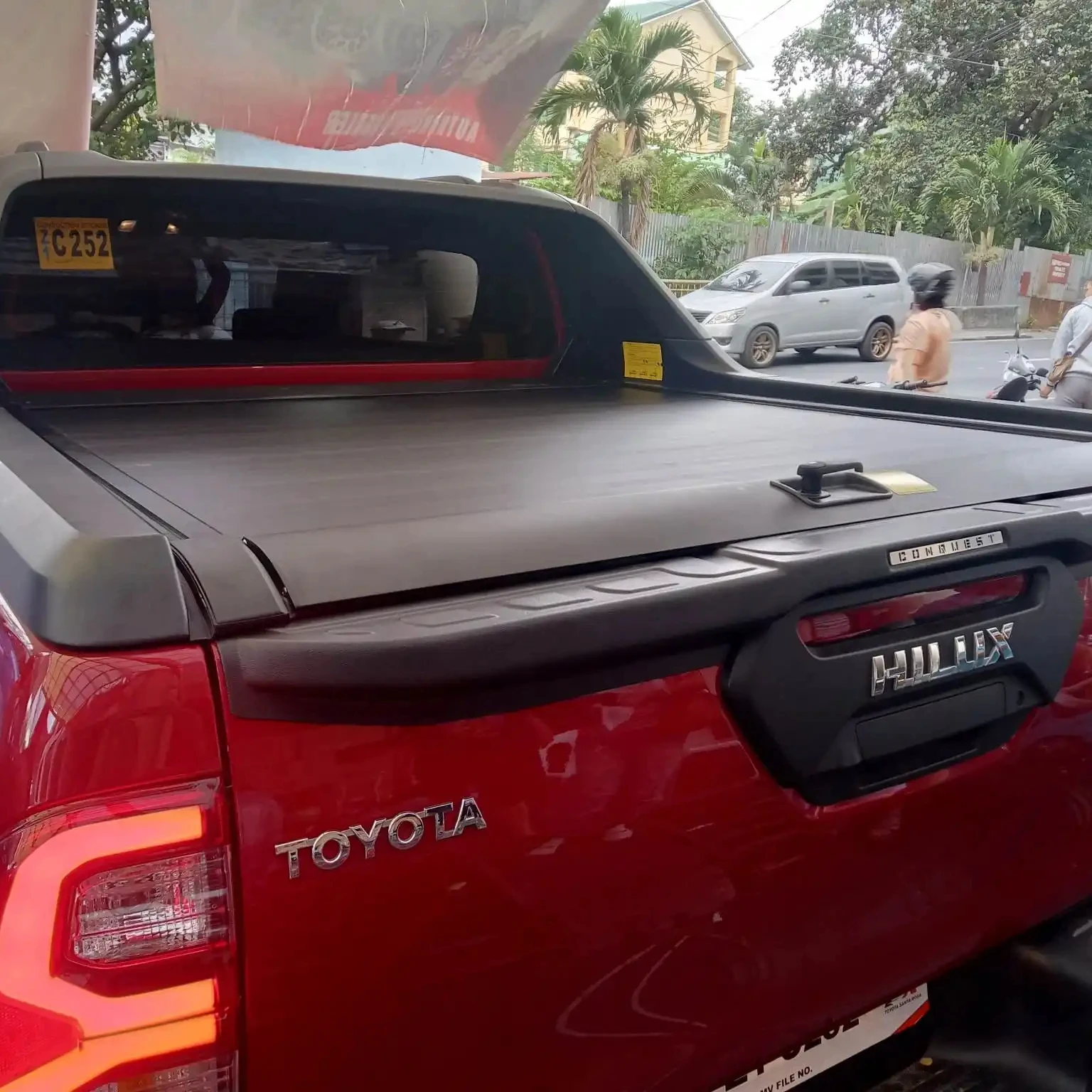 Крышка рольставни пикапа для ranger triton dmax hilux vigo revo rocco conquest gr sport gun sr5