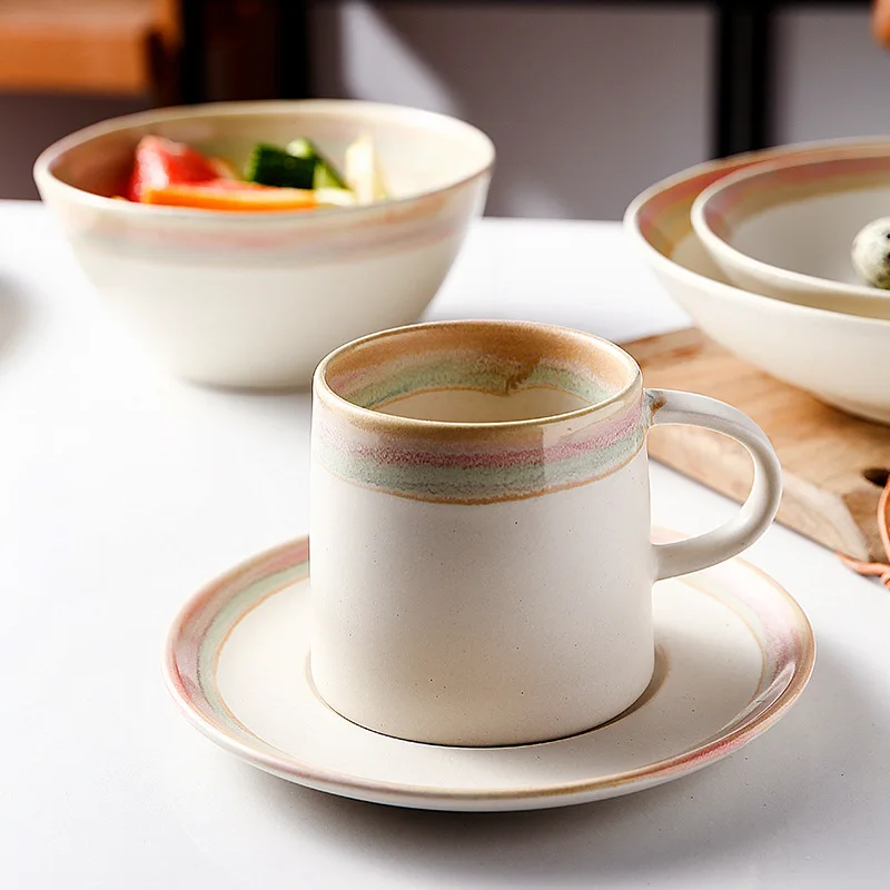 Factory direct sales Japanese style ceramic tableware set dish and bowl Hotel dish and plate spot
