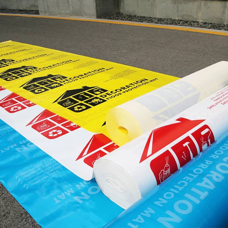 Decoration Floor Protection Film Paint Non-woven Fabric Finished Floor Protection Film