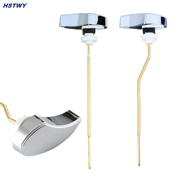 Toilet Tank Replacement Fittings Single Flush Lever Side Mount Flush Handle HB111