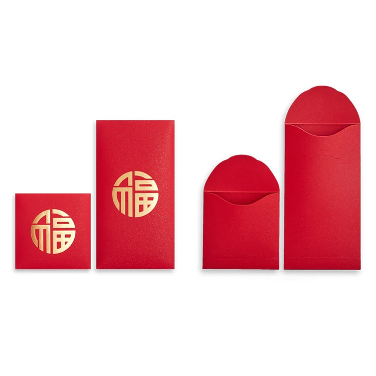 China Factory Directly Custom Personalized Design Printing Traditional Envelope Red Pocket With High Quality