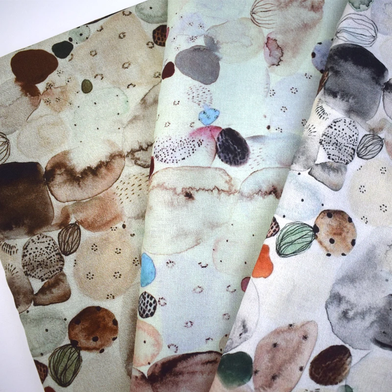 
Customized Design And Color High Quality Linen Cotton Fabric 