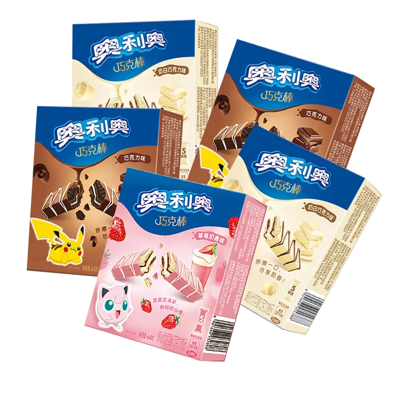 Oreo Шоколадный Бар 64 г многовкусный Повседневный Снэк закуска