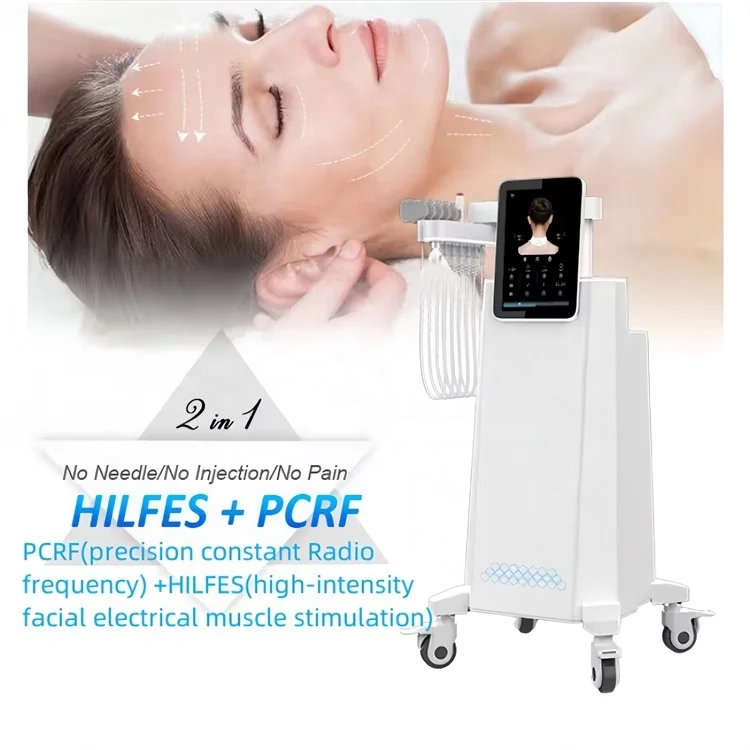 New product pcrf electric tens muscle stimulator ems acupuncture face ems facial face lifting massager ems facial face machine