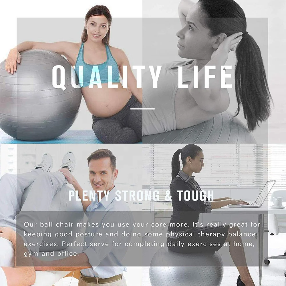 75 см розовое стабильное Упражнение мяч стул красочный йога мяч чехол