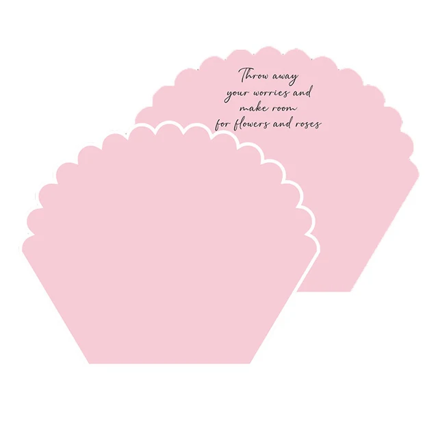 valentines gift flower packaging paper sheets solid colors rippled edge flower wrapping paper for bouquet