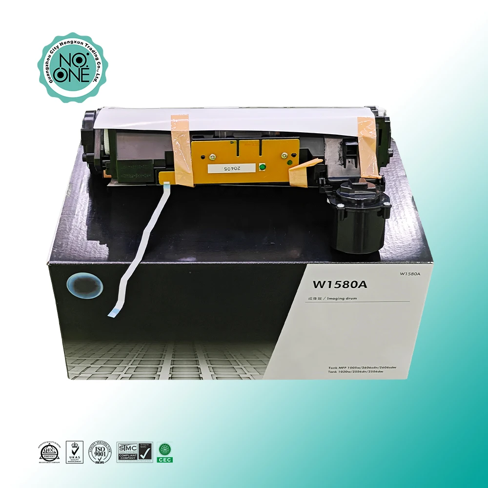 Барабанный блок завод 158A 158X черный для HP Laserjet W1580A 1005w 1020w 2506dw 2606sdw картридж с тонером принтера полностью совместимый