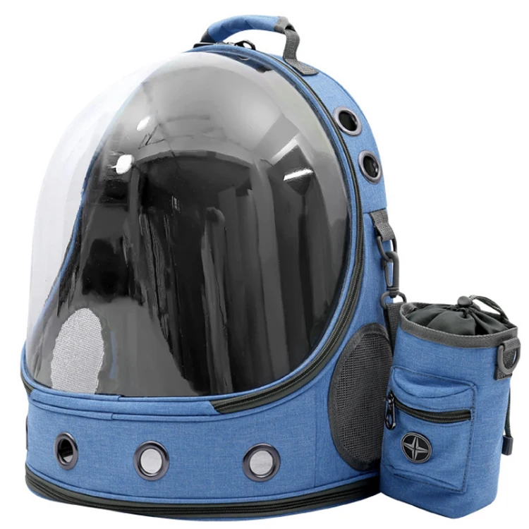 High quality luxury transparent breathable pet carry bag space dog travel backpack cat bag