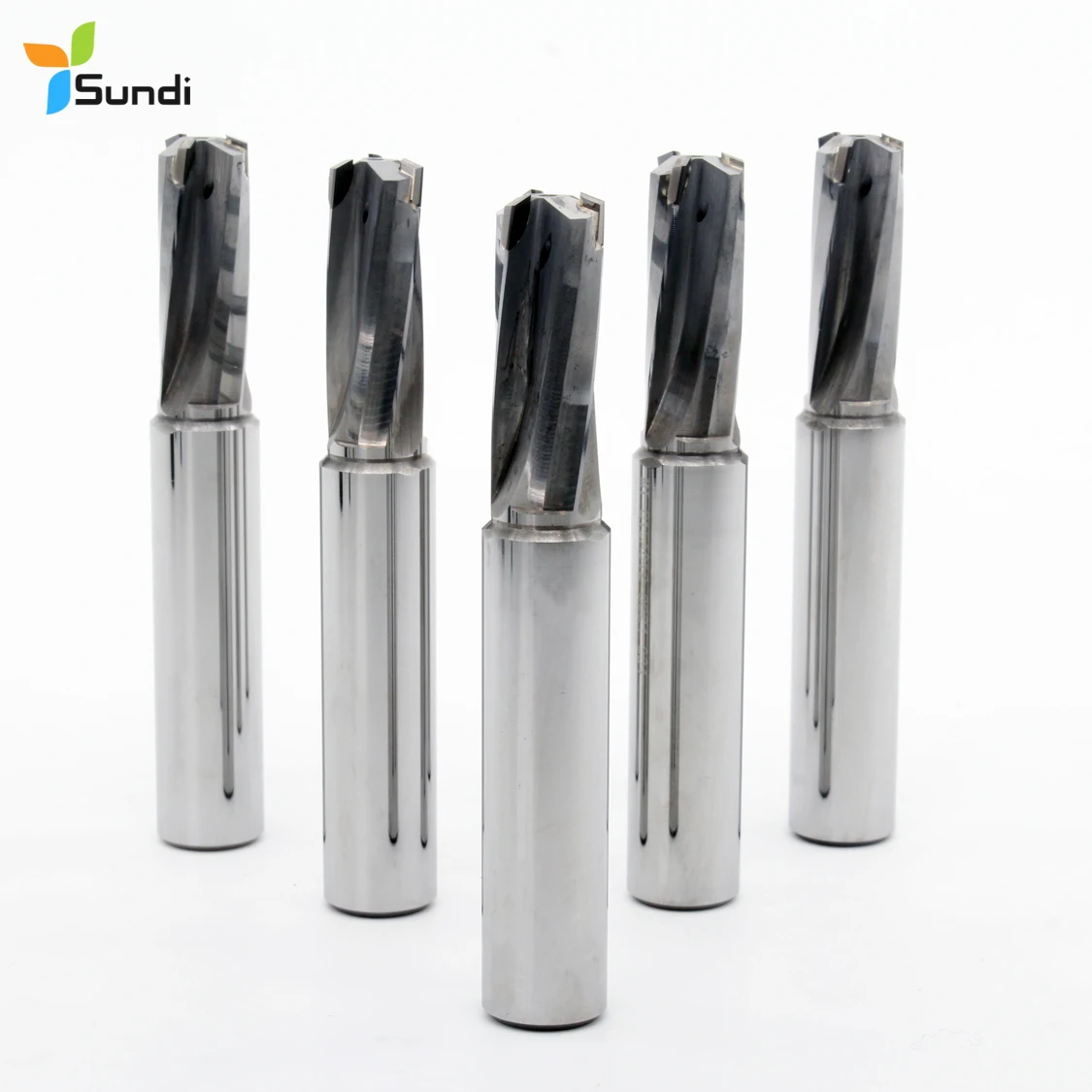 
custom-made great quality taper CNC spiral flute brazed tipped PCD reamers tools 