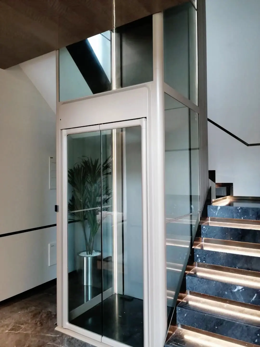 Outdoor indoor vertical home residential hydraulic home elevator lift platform with cheap price