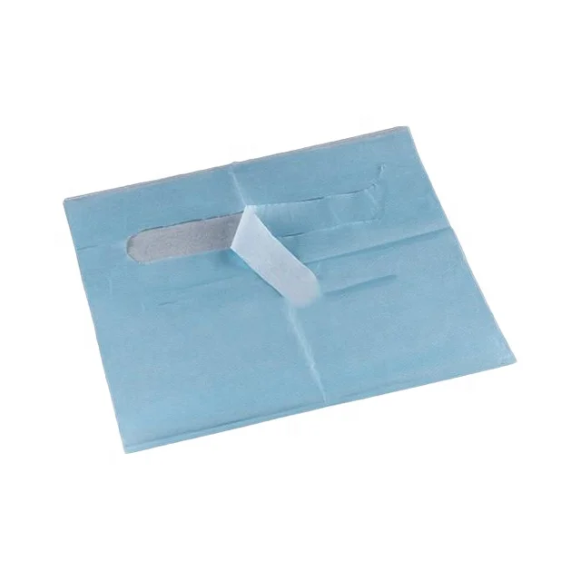 Hot sale waterproof disposable apron /bibs for dental/examination