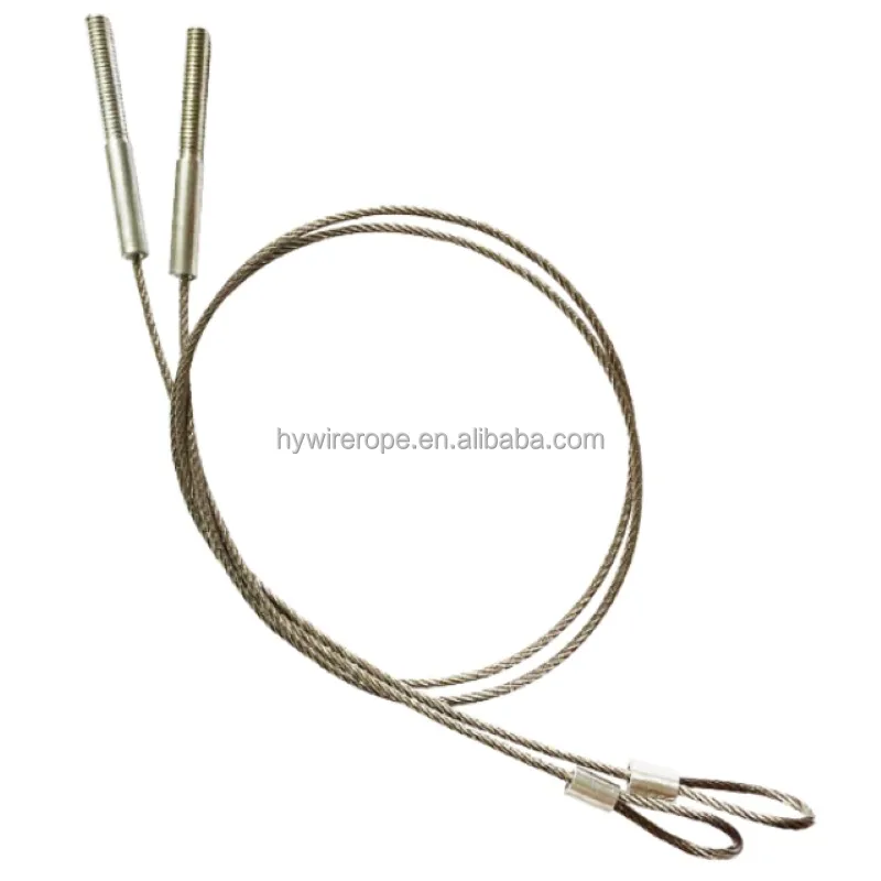 Flexible Galvanized Steel Wire Cable Rope With Mounting Screw