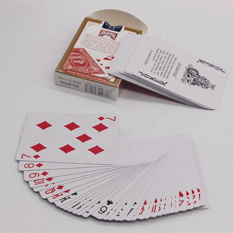 Custom Logo Printing Board Game Classical German Black Core Luxury Poker Card Recyclable Eco-friendly 54 Paper Playing Card