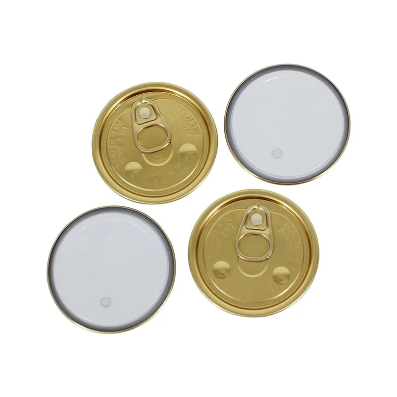 #202 #211 #300 #307 #401 Easy Open End EOE Aluminum Lids SPTE TFS RPT SOT FO for Canned Food Meat Empty Cans