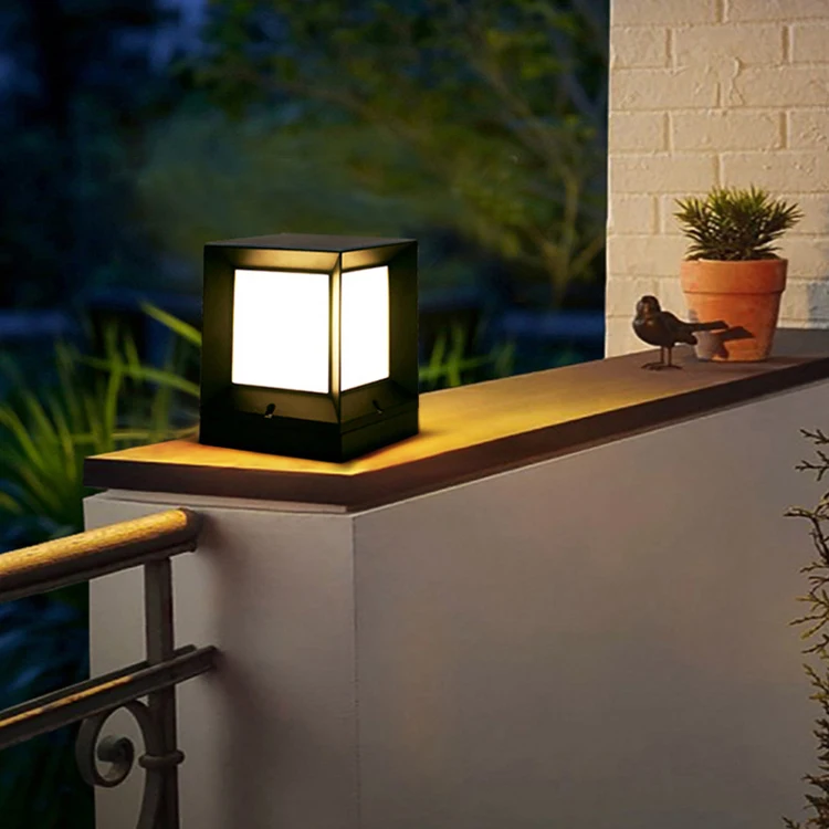 Hot Sale 6w IP65 Popular Design Solar Garden Lighting Home And Garden Decor Lamp Outdoor Solar Lantern