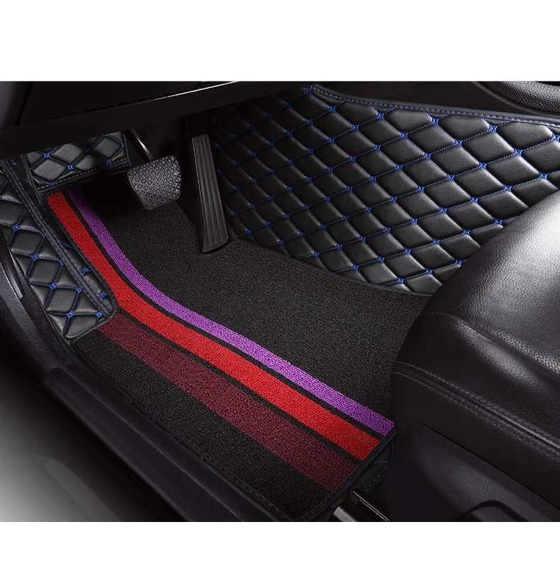 3d 5d luxury fir winter use car floor mats for qashqai toyota rav 4 vios honda accord opel astra j prado 120 dodge durango