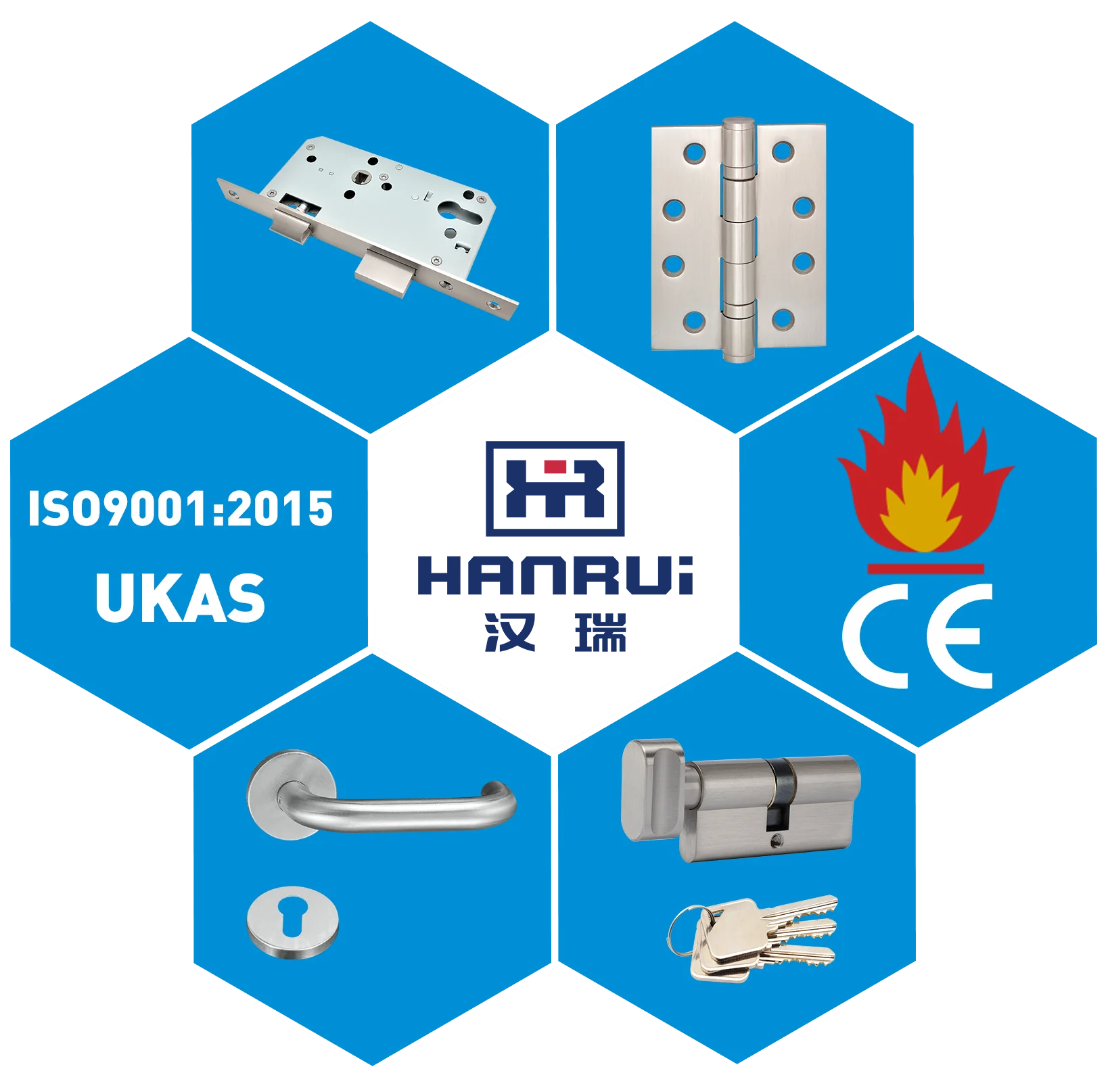 CE EN12209 High Security Thin night latch lock/ stainless steel mortise lock/ fire rated night lock